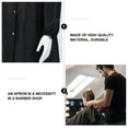 thumbnail image 5 of Yardwe Shop Apron Black Soft Comfortable for Salon Use Practical Design, 5 of 8