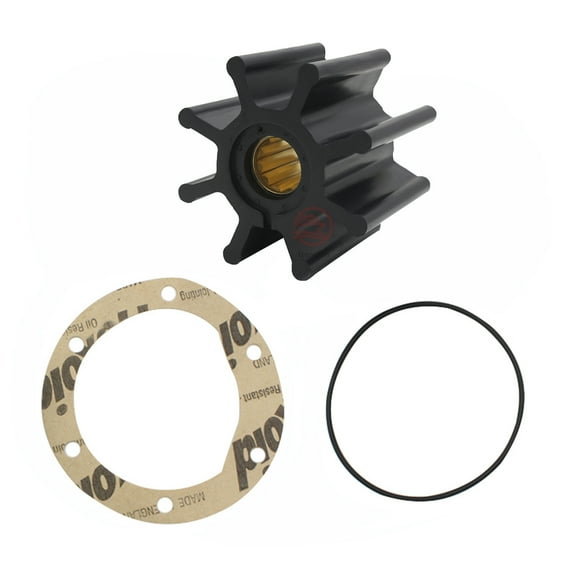 GHmarine Inboard Water Pump Impeller 09-1028BT-1 Replacement for Johnson F7B Jabsco 920-0001-P Sherwood 18200K Volvo Penta 877061 875593 3841697 21951356 Yanmar 123325-42020 127610-42200 120650-42310