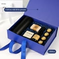thumbnail image 5 of Blue Gift Box with Magnetic Lids, 10.2 x 7.5 x 3.2 Inch Gift Boxes for Presents Anniversary Birthday Celebration Christmas, 5 of 13