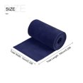 thumbnail image 2 of Uxcell PU Synthetic Leather, Soft Faux Frosted Leather Sheet 160x10cm/5.25x0.33ft Dark Blue for DIY Handicraft, 2 of 5
