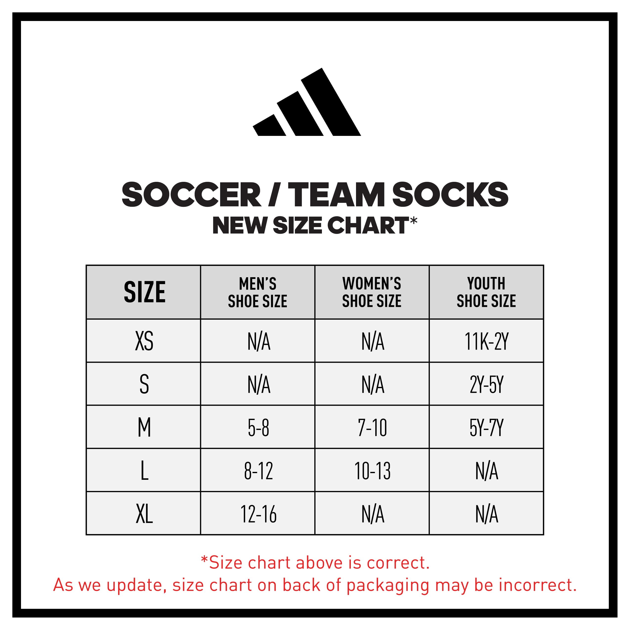 adidas Team Speed 3 Soccer OTC Socks (White/Black, Medium)