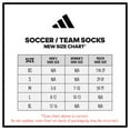 thumbnail image 6 of adidas Select Basketball Crew Socks (1 Pair) for Team Sports, Boys Girls Men Women, White/Black, X-Large, 6 of 7
