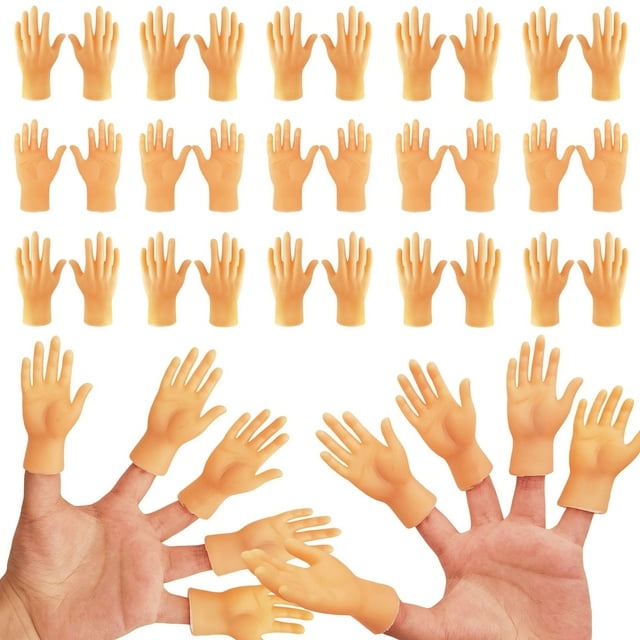 Finger Hands Juuxncgv, títeres pequeños y planos, paquete de 30