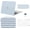 Baby Blue, variant on MOSISO Compatible with MacBook Air 13 inch / 13.6 inch Case for M5 A3449 / M4 A3240 / M3 A3113 / M2 A2681 (2022–2026),5-in-1 Set Hard Shell Protective Cover Set