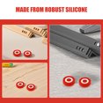 thumbnail image 3 of TEHAUX 5 Pcs Amortisseurs en Silicone Rouges pour Raquettes de Tennis Ajustement Confortable, 3 of 8