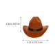 thumbnail image 2 of unbranded 2Ud Accesorios De Sombrero Para Mascotas En Color Café Y Transpirable, 2 of 6