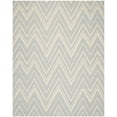thumbnail image 2 of SAFAVIEH Cambridge Sam Geometric Wool Area Rug, Gray/Ivory, 9' x 12', 2 of 10