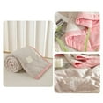 thumbnail image 5 of Summer Quilts Air Conditioner Cool Washed Cotton Blanket Double Layer Yarn Washable Air Conditioner Core Cool Feeling Quilt Blankets & Throws Bedding 59x39 in, 5 of 6