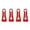 Red, variant on 4Pcs/Set Car Door Rattling Screaks Soundproof Seal Car Door Lock Sound Deadener Buffer Auto Accessory
