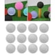 thumbnail image 3 of Pelota de práctica elástica de rayas huecas amarillas para golf -4 Equipment para conducción en interiores gris, 3 of 9