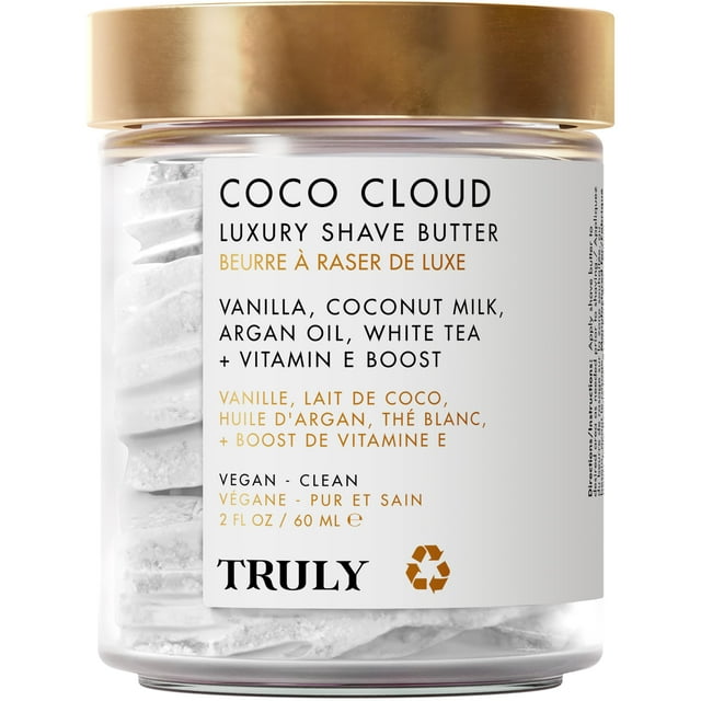 Crema de afeitar Truly Beauty Coco Cloud para mujer 60 ml