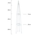 thumbnail image 2 of Tower Shaped Gardening Bird Head Plastic Pointed Flower Bud Climbing Vine Rack, 2 of 8