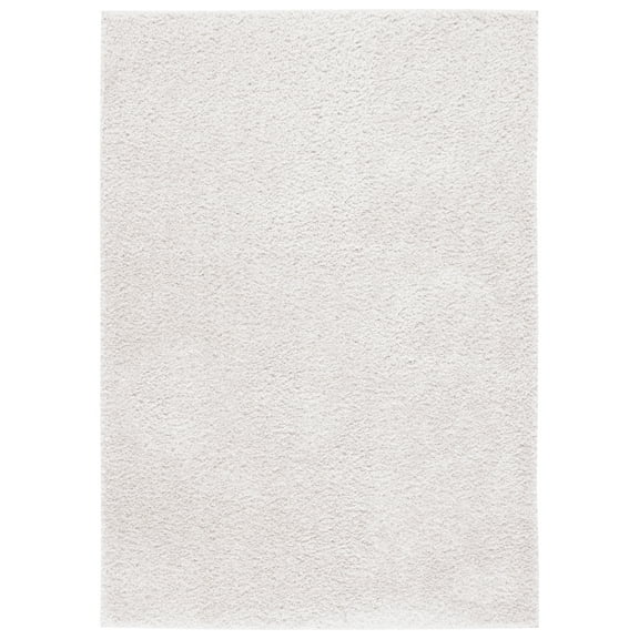 SAFAVIEH Tahoe Joey Solid Shag Area Rug, Silver, 8' x 10'