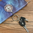 thumbnail image 5 of Wheel Keychain Alloy Keychain Round Roulette Keyring Unique Interactive Key Holder Jewelry Gift, 5 of 8