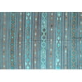 thumbnail image 1 of Ahgly Company Indoor Rectangle Oriental Light Blue Traditional Area Rugs, 2' x 4', 1 of 4