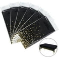 thumbnail image 4 of Samhe 54" x 108" Black and Gold Tablecloth, 6 Pack Disposable Plastic Tablecloths Waterproof Oil Proof Rectangle Table Cover for Birthday Party Decorations, 4 of 5