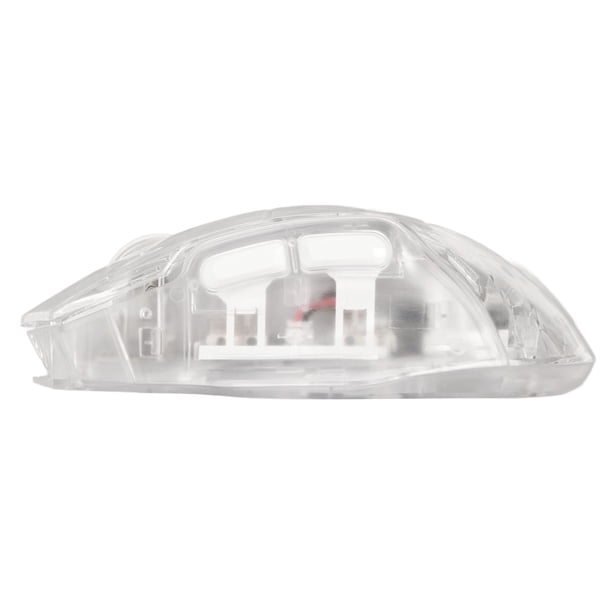 Ratón Para Juegos, Ratón Transparente RGB 3 Modos 7 Teclas Universal Silencioso Para Teléfono Para Tableta