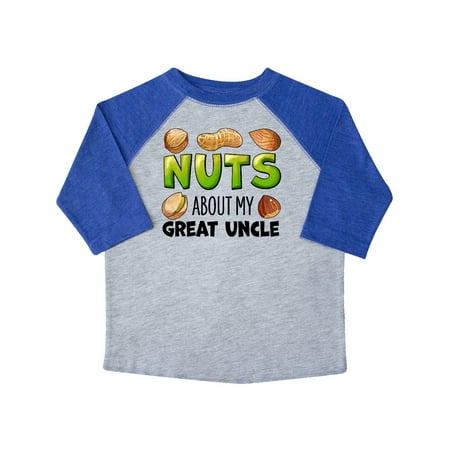 

Inktastic Nuts About My Great Uncle Peanut Almond Pistachio Gift Toddler Boy or Toddler Girl T-Shirt