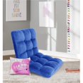 thumbnail image 1 of Chic Home FRC9015-US Esme Adjustable Recliner Rocker Memory Foam Armless Floor Gaming Ergonomic Chair - Royal Blue, 1 of 1