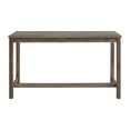 thumbnail image 4 of Picket House Furnishings 4 Piece Wood 3D Paper Bar Set with Table and Three Stools, Gray/Natural, 4 of 16