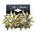thumbnail image 2 of Mi Amore Crystal Accents Sun Clip-On-Earrings Gold-Tone, 2 of 2
