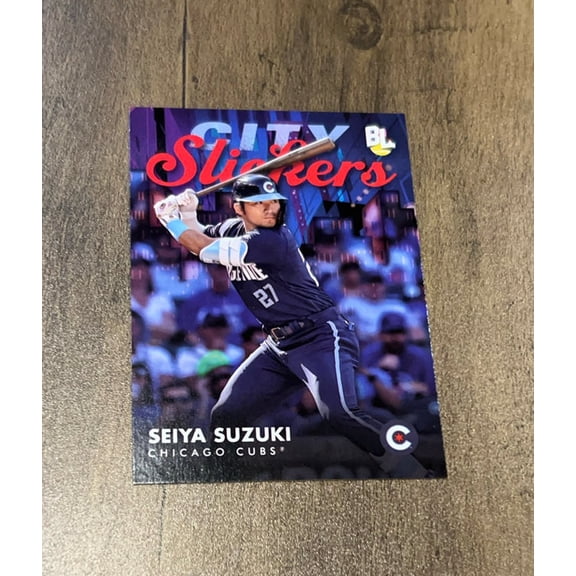 Seiya Suzuki MLB Chicago Cubs 2023 Topps Big League City Slickers CS-4 trading card
