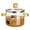 YE1, variant on Leojiow Clear Pots 1.6L Or 2.3L Heat Borosilicate Glass Pot For Cooking Simmer Pot With Lid And Handle For Soup Milk Porridge Pasta Glass Pot On Stove，Easy Cleaning， Cooking Option 18.8Cmx16.5Cm Ye1