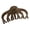Light Grey, variant on batmeuy Women Hair Claw Large Size Hair Clip Plastic Gripper Style Back Head Hair Clamp Updos Styling Tool Hair Accessory