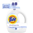 thumbnail image 2 of (2 pack) Tide Free & Gentle Laundry Detergent Liquid for Sensitive Skin, Hypoallergenic, Unscented, 34 fl oz, 25 Loads, 2 of 13