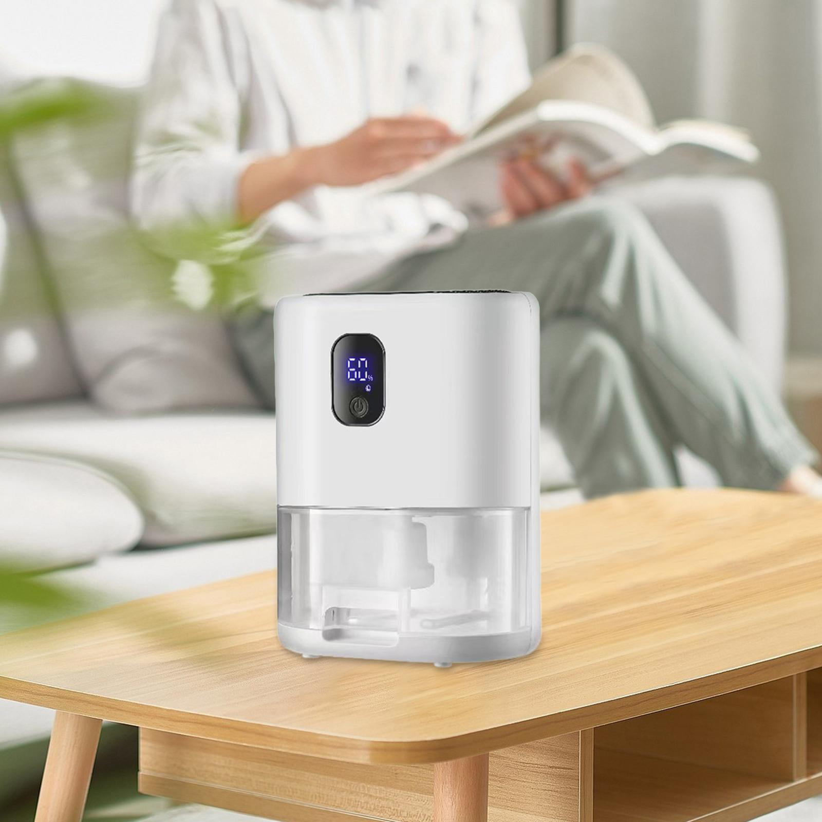 TISHITA Electric Dehumidifier, 1L Water Tank Auto Shut Off, Bedroom Bathroom Dehumidifier, Quiet for Laundry Home Wardrobe Room LED Display