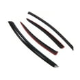 thumbnail image 2 of Tuningpros WD2-100 Outside Mount Window Visor Deflector Rain Guard Dark Smoke 4 Pcs Set For 2000-2005 Dodge Neon, 2 of 5