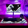 thumbnail image 3 of Japanese Sea Wave Large Mouse Pad Anime Black Gaming Mouse Pad31.5x11.88 Inch Sea Wave Texture Non-Slip Rubber Base Black Kanagawa Mousepad Stitched Edges Keyboard Mouse Mat Desk Pad for Work & Game, 3 of 14