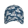 thumbnail image 2 of Kdxio Unisex Snow Penguin Pattern Baseball Cap Unisex Washed Classic Adjustable Hat, 2 of 8