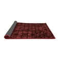 thumbnail image 2 of Ahgly Company Indoor Rectangle Abstract Red Modern Area Rugs, 4' x 6', 2 of 4