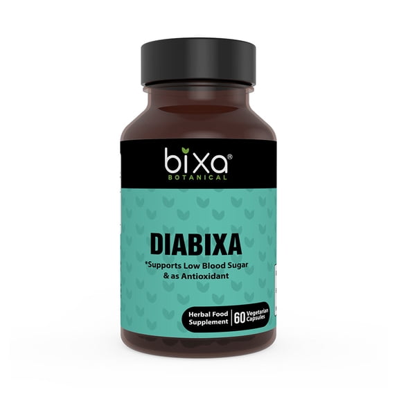 Diabixa Capsules With Gymnema Herb Extract | 60 Vegan Capsules | (450mg), Supports Low Blood Sugar Glucose & Antioxidant