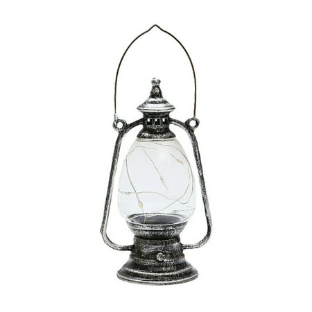 

SunHLX LED Lantern Battery Operated Warm Light Power Saving Waterproof with Handle Nostalgic Atmosphere High Brightness Retro Style Portable Night Lamp for Christmas