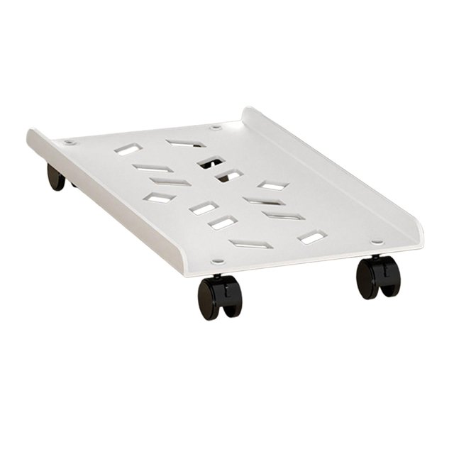 Esquirla Support Mobile Facile à Installer sous Bureau Support PC Robuste Blanc