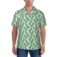 thumbnail image 5 of KLL Men's Hawaiian Shirt Short Sleeve Button Down Beach Shirts-Dinosaurs on Roller Skater, 5 of 6