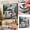 Sparkling Snowman Truck, variant on Christmas Santa Claus Diamond Art Kit, DIY 5D Sparkling Diamond Painting for Adults, 11.81 Inch Winter Holiday Wall Decor Craft Set Gift