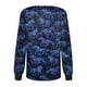 thumbnail image 3 of Blusa de Uniforme de Trabajo Fridja Mujer estampado cuello redondo Manga larga, 3 of 4