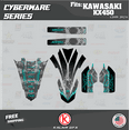 thumbnail image 2 of Kalair GFX Graphics Kit for Kawasaki KX450F (2019-2023) Cyberware Series, 2 of 5
