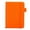 Orange, variant on Single A7 Blank Notebook, Pocket-Sized Notebook With Built-In Pen Loop, Portable Memo Journal For Campus Study Workplace Meeting Notes Travel Sketching