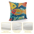 thumbnail image 4 of FUMJ Colorful Fish Throw Pillow Covers ,Sea Life Blue Yellow Green  Cushion Cases Decorative Pillow Cases for Couch Sofa Bedroom, 4 of 5