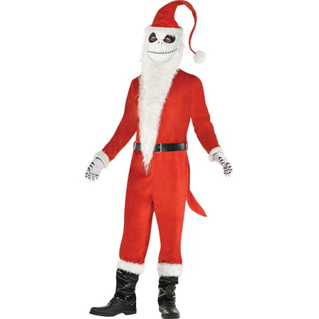 The Nightmare Before Christmas Sandy Claws Costume for Men, Standard Size