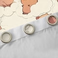 thumbnail image 4 of Homewish Kawaii Sleep Capibara Black Out Curtains, Cartoon Galaxy Cloud Curtains Pack of 2 (42x63 Each), Teens Kids Boys Girls Bedroom Curtains, Window Curtains Bedroom Decor, 4 of 6