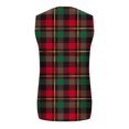 thumbnail image 4 of Chiccall Women's Floral Print Sleeveless Vest Cardigan Open Front V Neck Long Line Layering Waistcoat with Side Pockets, 4 of 8