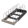 thumbnail image 2 of Wosthever Estante de almacenamiento para sartenes, organizador de tapa de olla de acero inoxidable, soporte de drenaje ajustable, estante de secado, Organizadores de utensilios de cocina Wosthever HA008954-00B, 2 of 6