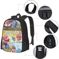 thumbnail image 3 of The Amazing Anime World Of Gumball Backpack Cartoon BBackpack Casual Travel Backpack Lightweight Backpack Unisex, 3 of 6