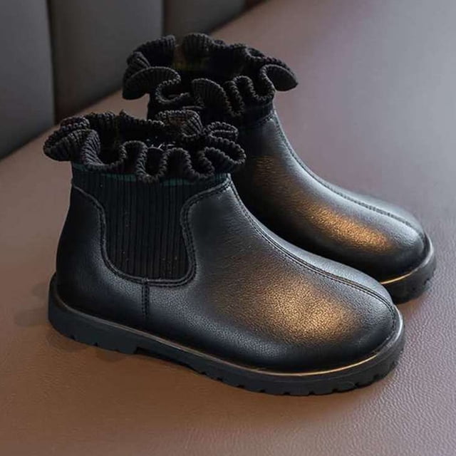 Girls leather winter boots sale
