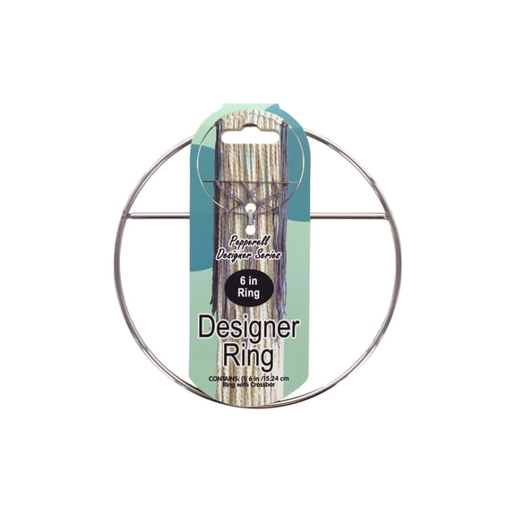 Pepperell Designer Ring 6" With Cross Bar